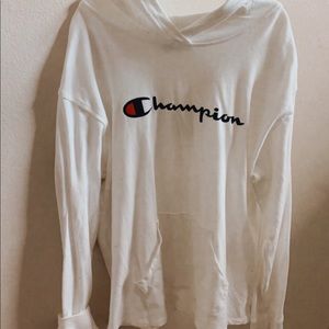 Women’s Thin White Champion Hoodie